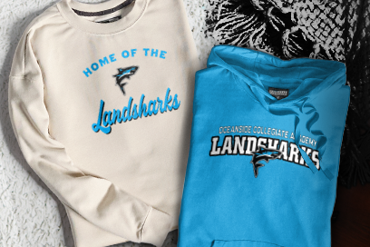Oceanside Collegiate Academy Landsharks Sweatshirts (Option 3) Banner