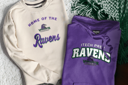iTech Prep Ravens Sweatshirts (Option 3) Banner
