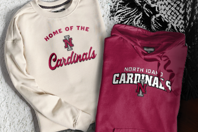 North Idaho  Cardinals Sweatshirts (Option 3) Banner