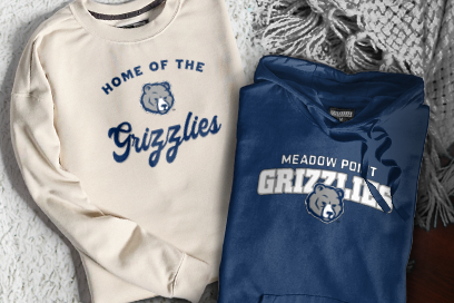 Meadow Point  Grizzlies Sweatshirts (Option 3) Banner