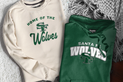 Edmond santa fe Wolves Sweatshirts (Option 3) Banner