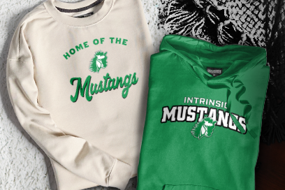 Intrinsic  Mustangs Sweatshirts (Option 3) Banner