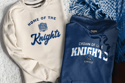 Crown of Life  Knights Sweatshirts (Option 3) Banner