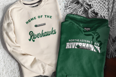 Northeastern State Riverhawks Sweatshirts (Option 3) Banner