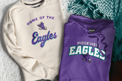 Ridgeview  Eagles Sweatshirts (Option 3) Banner