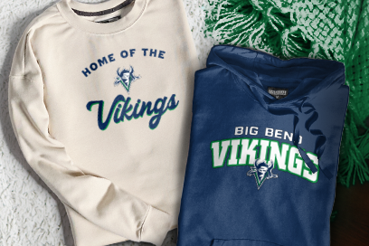 Big Bend Vikings Sweatshirts (Option 3) Banner