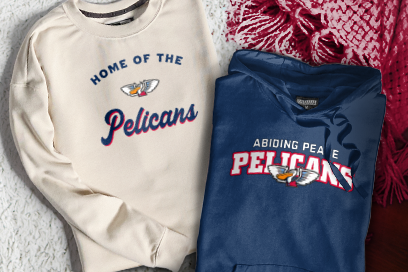Abiding Peace  Pelicans Sweatshirts (Option 3) Banner