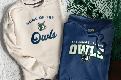 The Kessler School Owls Sweatshirts (Option 3) Banner