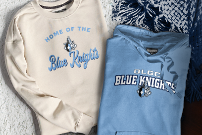 OLGC Blue Knights Sweatshirts (Option 3) Banner