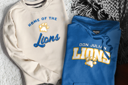 DON JULIAN Lions Sweatshirts (Option 3) Banner