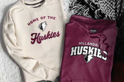 Hillandale  Huskies Sweatshirts (Option 3) Banner