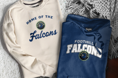 FOOTHILLS FALCONS Sweatshirts (Option 3) Banner