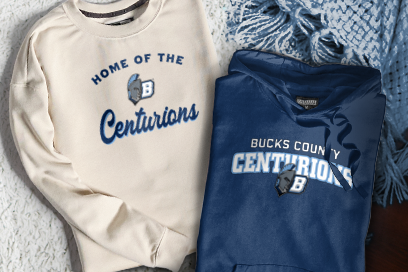 BUCKS COUNTY Centurions Sweatshirts (Option 3) Banner