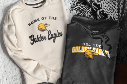 Del Oro Golden Eagles Sweatshirts (Option 3) Banner