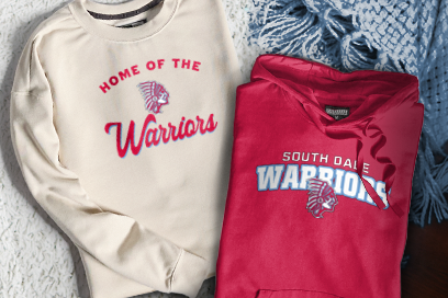 South Dale Warriors Sweatshirts (Option 3) Banner