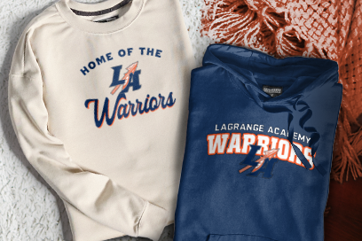 LaGrange Academy Warriors Sweatshirts (Option 3) Banner