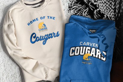 Carver Elementary Cougars Sweatshirts (Option 3) Banner