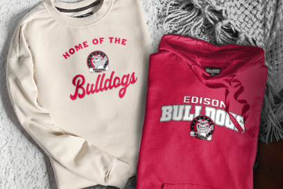 Edison Bulldogs Sweatshirts (Option 3) Banner