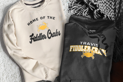 Travis Fiddler Crabs Sweatshirts (Option 3) Banner