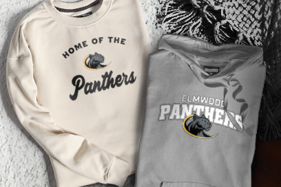 Elmwood  Panthers Sweatshirts (Option 3) Banner