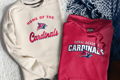 Doral Academy Cardinals Sweatshirts (Option 3) Banner