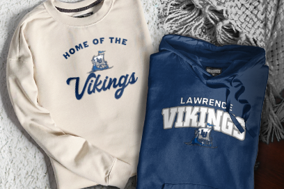 Lawrence University Vikings Online Store Sweatshirts (Option 3) Banner