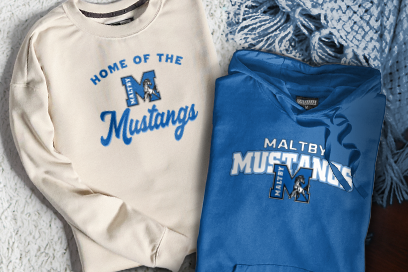 Maltby Mustangs Sweatshirts (Option 3) Banner