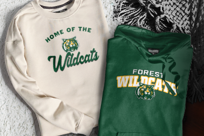 Forest Wildcats Sweatshirts (Option 3) Banner