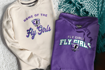 Fly Girls Fly Girls Sweatshirts (Option 3) Banner