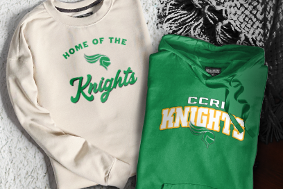 Community College of Rhode Island Knights Sweatshirts (Option 3) Banner