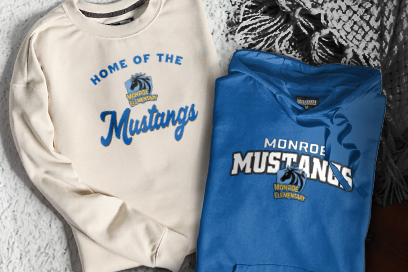 Monroe Mustangs Sweatshirts (Option 3) Banner