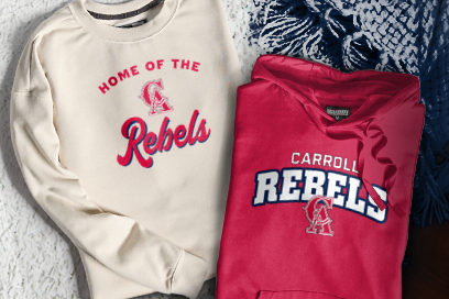 Carroll Rebels Sweatshirts (Option 3) Banner