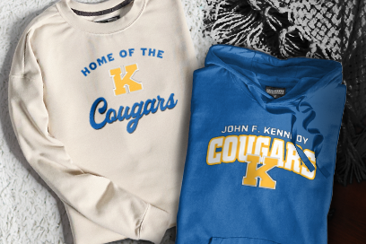 John F. Kennedy  Cougars Sweatshirts (Option 3) Banner
