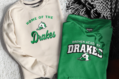 Bremen Academy Drakes Sweatshirts (Option 3) Banner