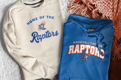 Wrenshall-carlton Raptors Sweatshirts (Option 3) Banner