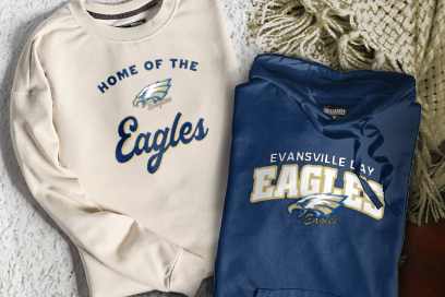 Evansville Day  Eagles Sweatshirts (Option 3) Banner