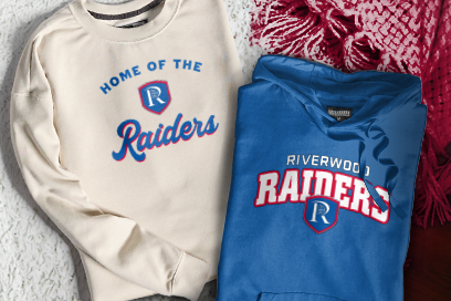 Riverwood  Raiders Sweatshirts (Option 3) Banner