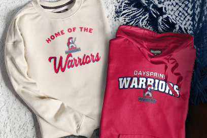 Dayspring Christian Academy represent jesus well Sweatshirts (Option 3) Banner