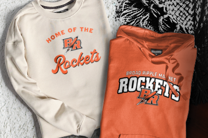 Broad Ripple Magnet  Rockets Sweatshirts (Option 3) Banner