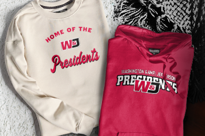 Washington & Jefferson Presidents Sweatshirts (Option 3) Banner