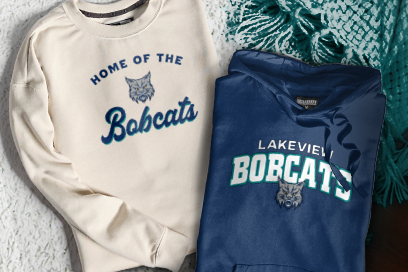 Lakeview  Bobcats Sweatshirts (Option 3) Banner