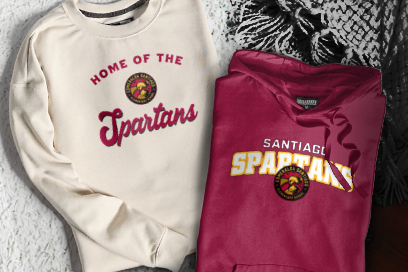 Santiago Spartans Sweatshirts (Option 3) Banner