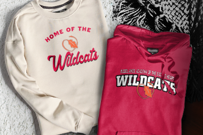 Woodlands Academy Of The Sacred Heart Wildcats Sweatshirts (Option 3) Banner
