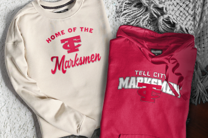 Tell City Marksmen Sweatshirts (Option 3) Banner