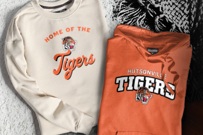Hutsonville  Tigers Sweatshirts (Option 3) Banner