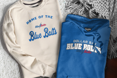 Dollar Bay  Blue Bolts Sweatshirts (Option 3) Banner