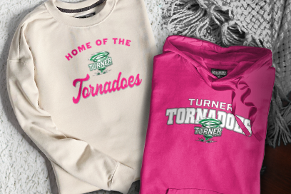 Turner  Tornadoes Sweatshirts (Option 3) Banner