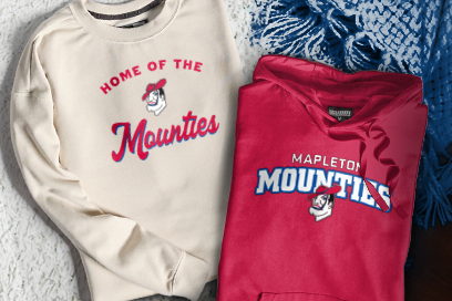 Mapleton  Mounties Sweatshirts (Option 3) Banner