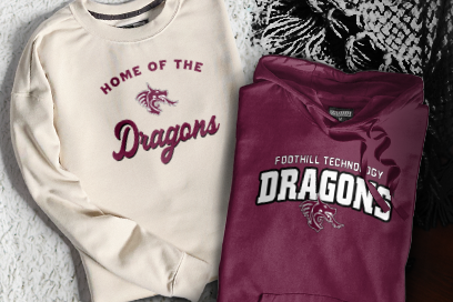 Foothill Technology  Dragons Sweatshirts (Option 3) Banner