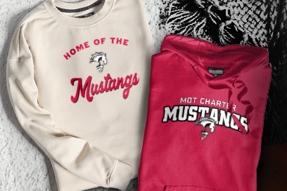 MOT Charter Mustangs Sweatshirts (Option 3) Banner